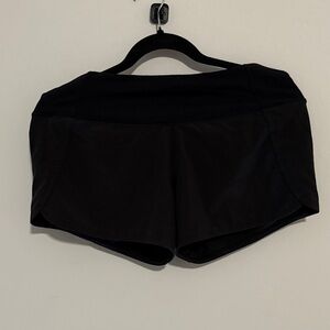 lululemon athletica Women's Black Athletic Shorts